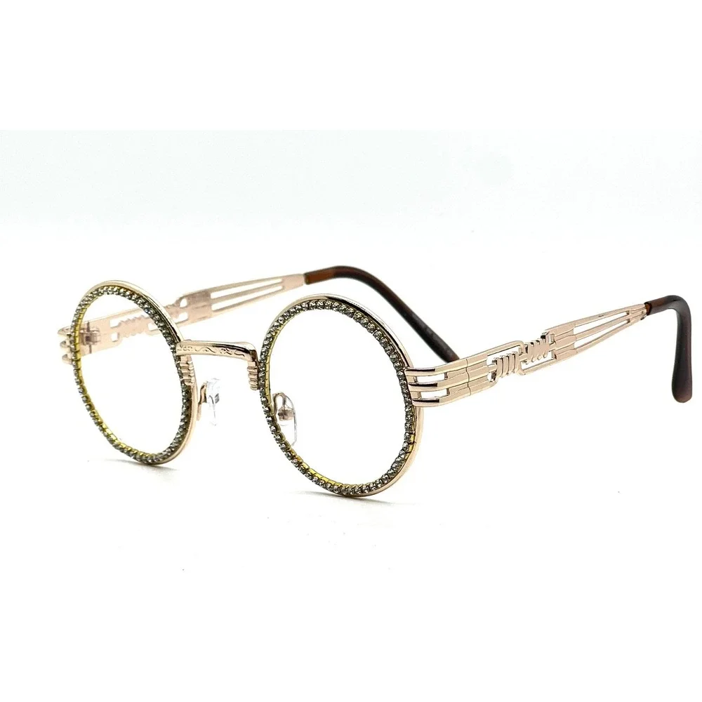 Bling‎ Sunglasses Gold Men Women Statement Fashion Eyewear Clear Sophisticated
